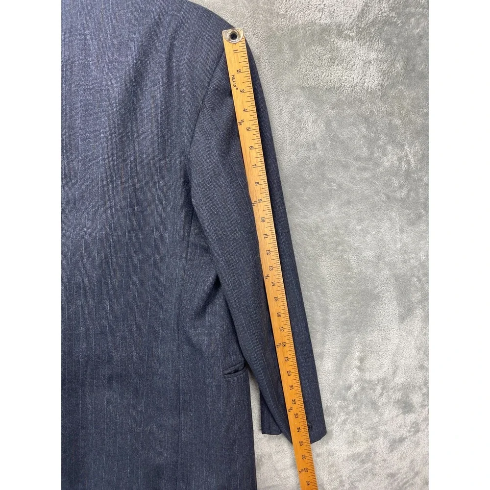 Principe by Marzotto Men's Double Breasted Jacket‎ US 42R Charcoal Made in Italy